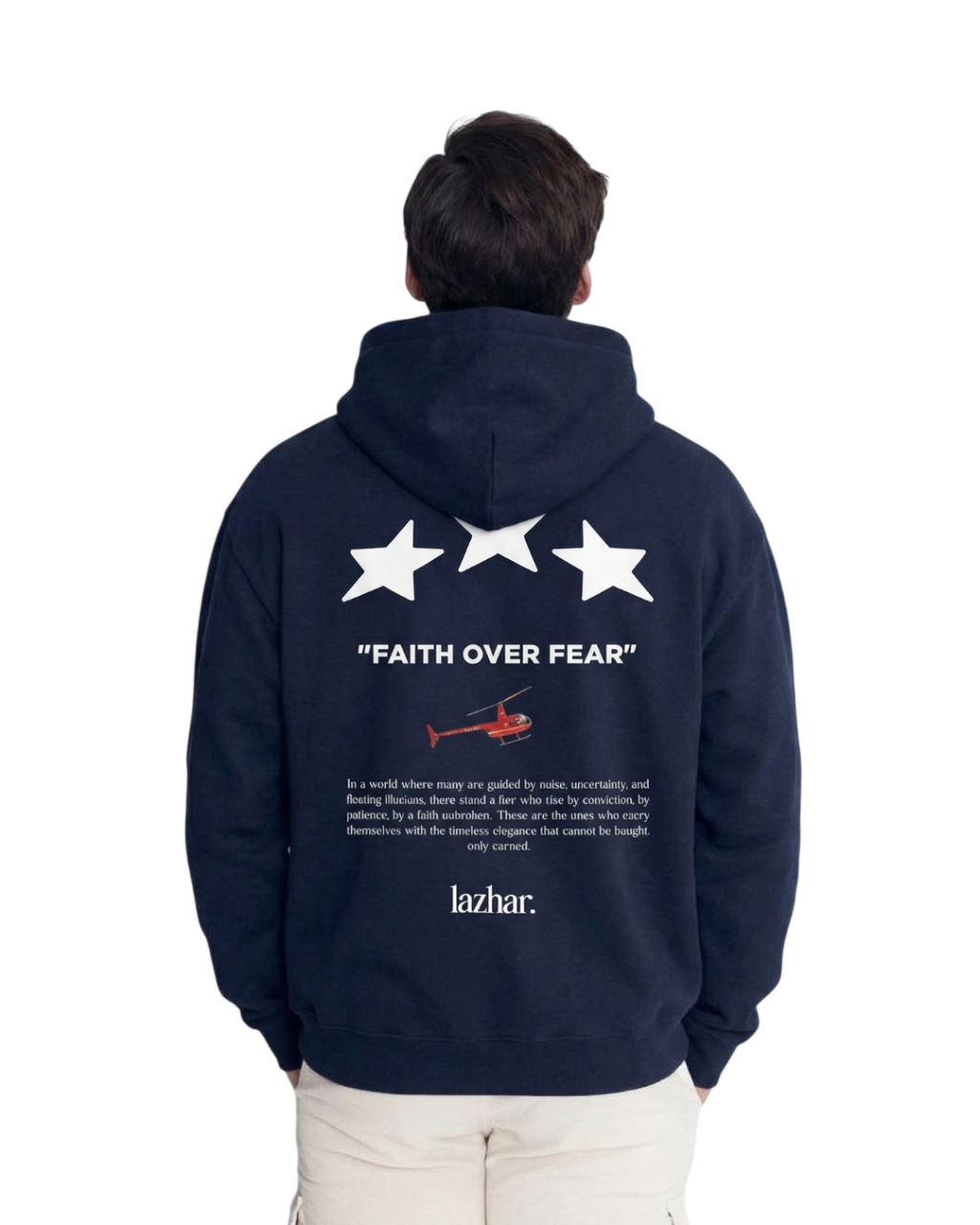 FAITH OVER FEAR Oversized hoodie