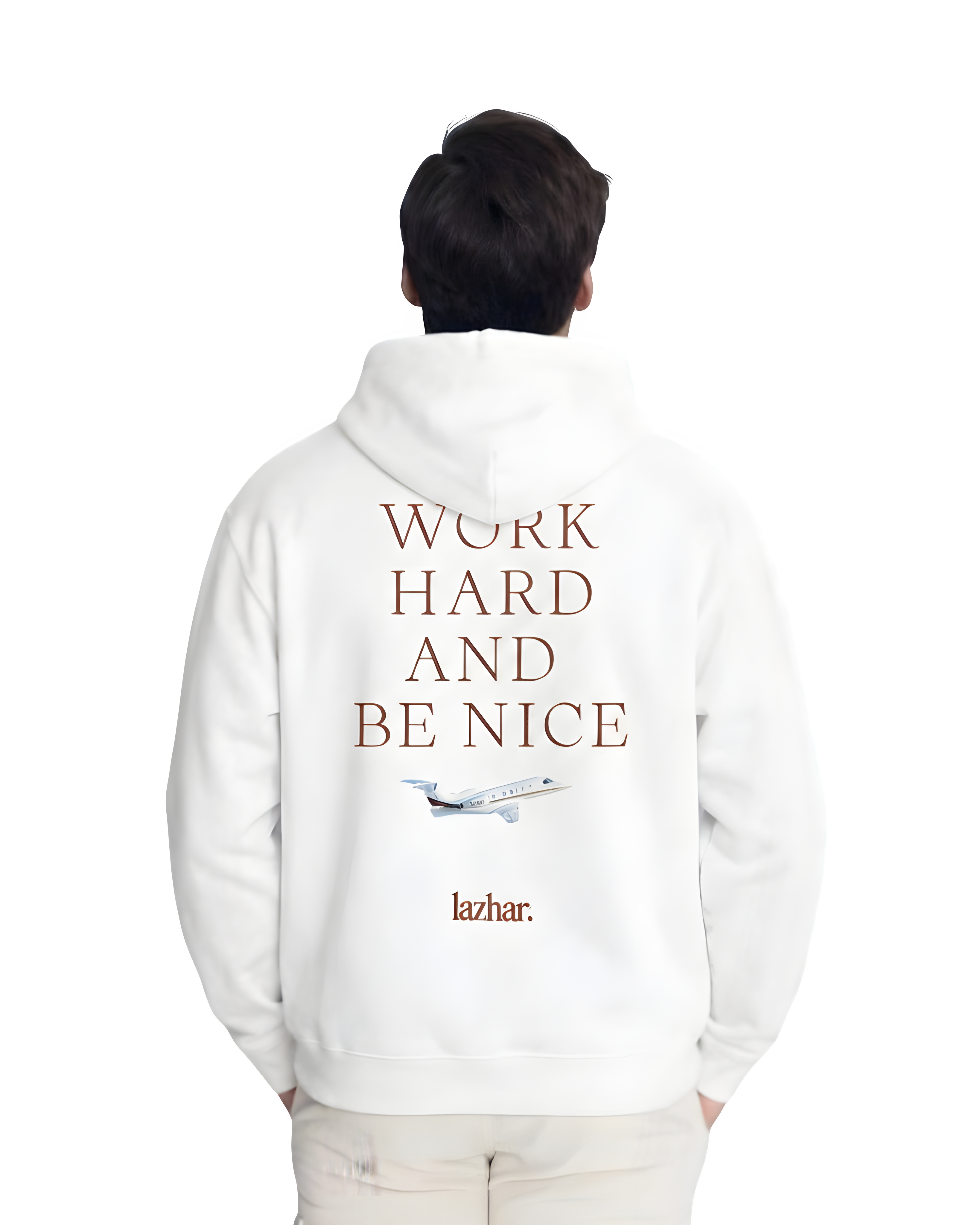 WORK HARD AND BE NICE oversized hoodie